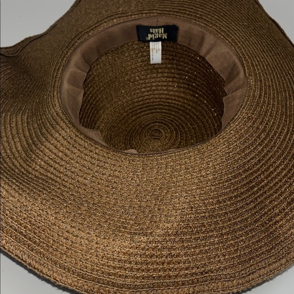 Magid Hats Brown Wide-Brim Hat with moldable wire edge one size main image 4